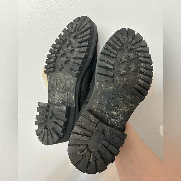 TIMBERLAND Women’s Courmayeur Valley Shearling Lined Boots in Black. Size 7.5W - Picture 8 of 9